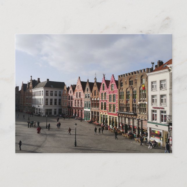 Postal Brujas, Bélgica (Anverso)