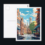Postal Brujas Bélgica Famosos Lugares de Viaje<br><div class="desc">Brujas Bélgica Famosos Lugares de Viaje</div>