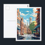 Postal Brujas Bélgica Famosos Lugares de Viaje<br><div class="desc">Brujas Bélgica Famosos Lugares de Viaje</div>