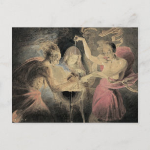 Postal Brujas de Macbeth