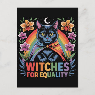 Postal Brujas por la Igualdad Feminista