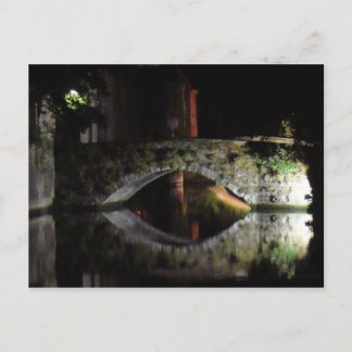 Postal Brujas por la noche