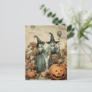 Postal Brujería de Halloween vintage (6)