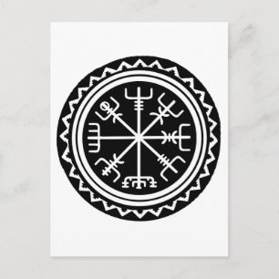Postal Brújula Vikinga Vegvisir