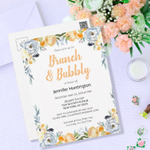 Postal Brunch & Bubbly Despedida de Soltera Floral Boho