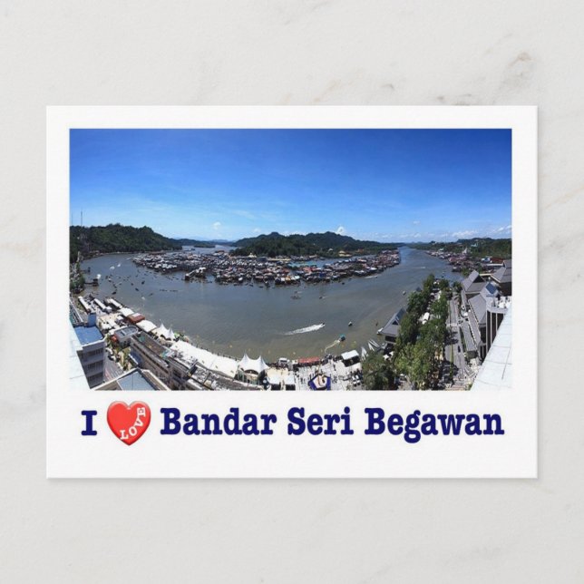 Postal Brunéi - Bandar Seri Begawan - Me encanta - (Anverso)