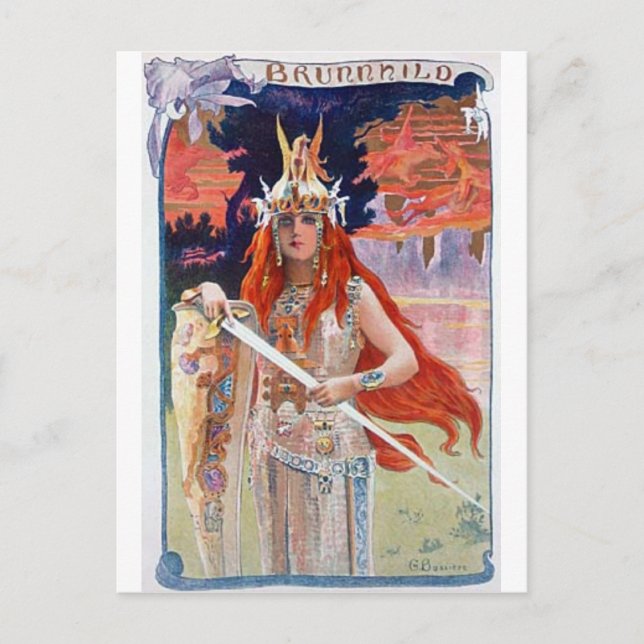 Postal Brunhilde (Anverso)