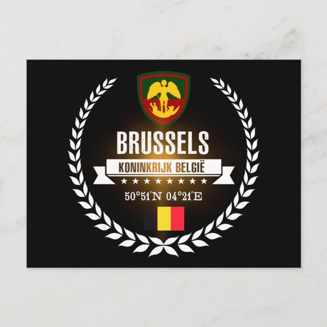 Postal Bruselas (Anverso)