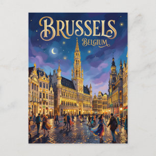 Postal Bruselas Bélgica