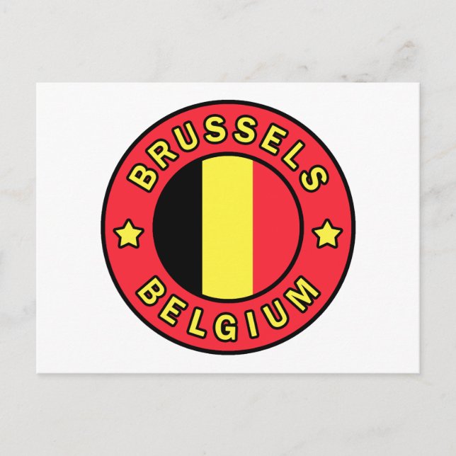 Postal Bruselas Bélgica (Anverso)