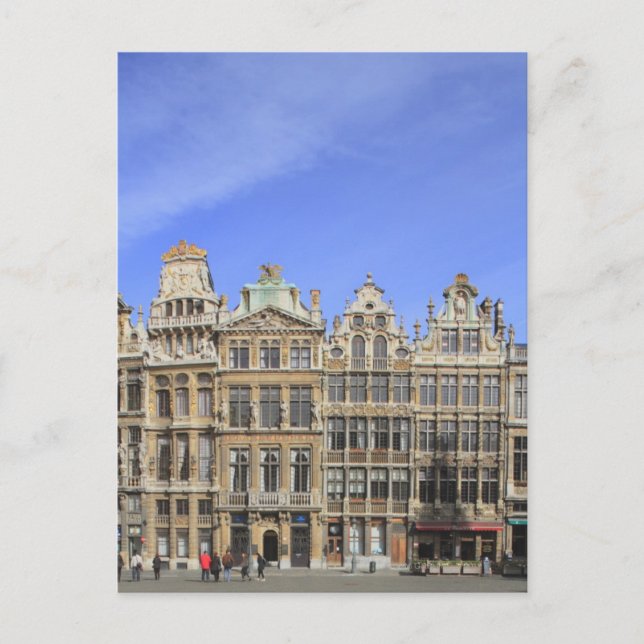 Postal Bruselas, Bélgica (Anverso)