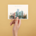 Postal Bruselas, Bélgica | Línea de la ciudad<br><div class="desc">Silhouette detallada en el horizonte de Brussel con estilo transparente. | © y ® Bigstock® - Todos los derechos reservados.</div>