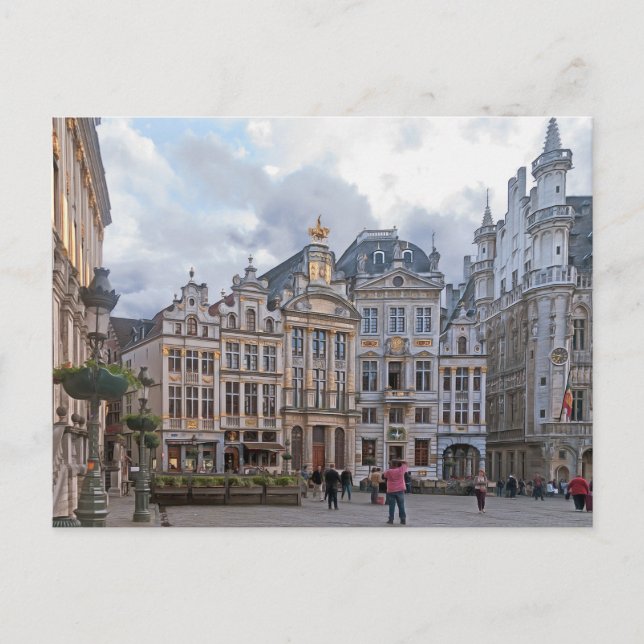 Postal Bruselas nº 8 (Anverso)