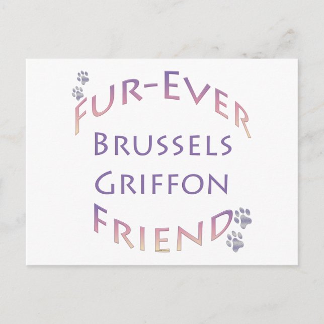 Postal Brussels Griffon Furever (Anverso)