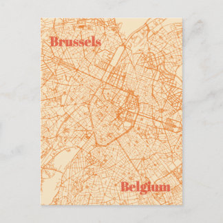 Postal Brussels Map