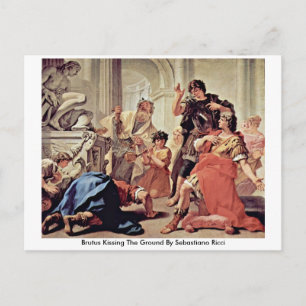 Postal Bruto Besando El Suelo Por Sebastiano Ricci