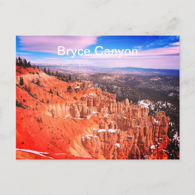 Postal Bryce Canyon Postcard (Anverso)