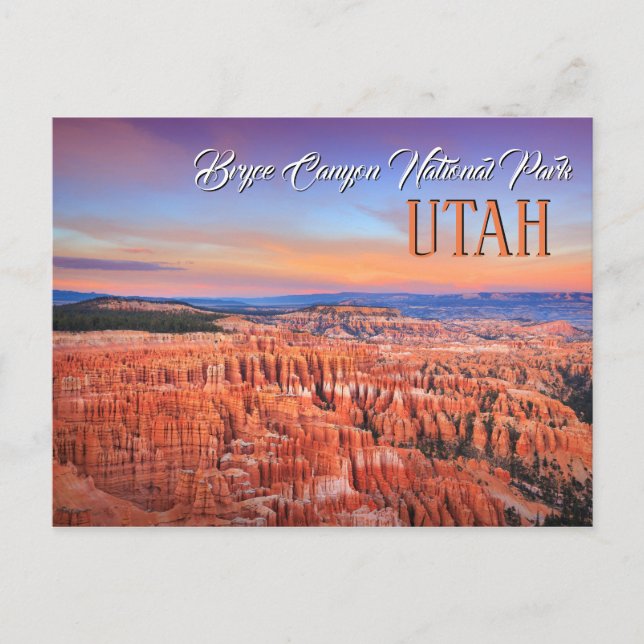 Postal Bryce Canyon Utah (Anverso)