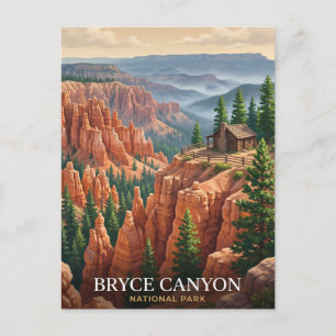 Postal Bryce Canyon Utah Parque Nacional Viaje