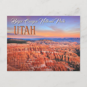 Postal Bryce Canyon Utah Sunset
