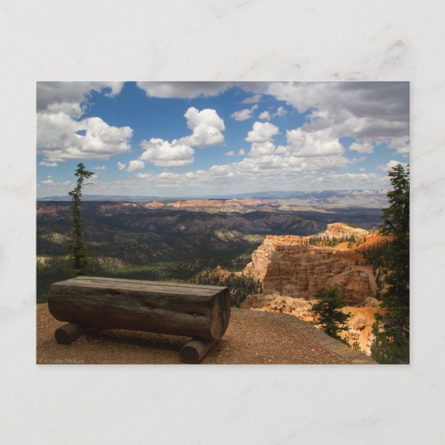Postal Bryce Canyon Vista (Anverso)