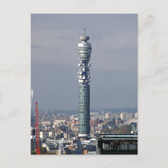 Postal BT Tower, Londres, Inglaterra. (Anverso)
