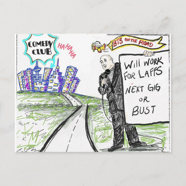 Postal BTS On the Road Postcard (Anverso)