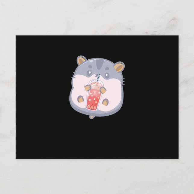 Postal Bubble Tea Hamster (Anverso)