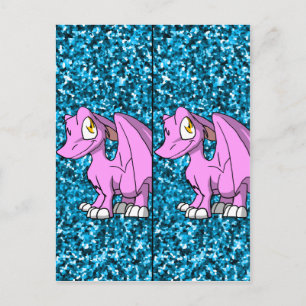 Postal Bubblegum SD Furry Dragon 1 Marcadores