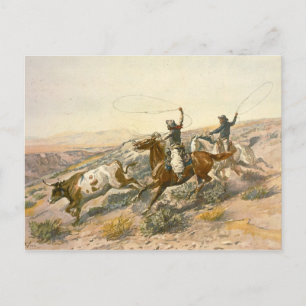 Postal Buccaroos por Charles Marion Russell