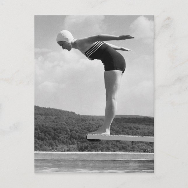 Postal Buceador (Anverso)