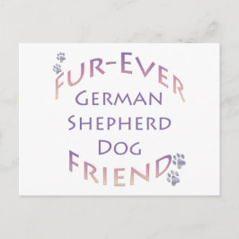 Postal Buceador de perro pastor alemán
