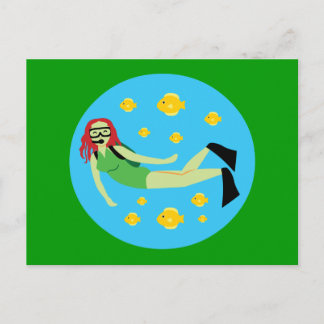 Postal Buceador de Scuba