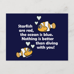 Postal Buceando contigo