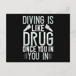 Postal Buceo - El buceo es como una droga