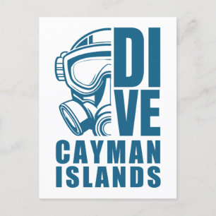 Postal Buceo en las Islas Caimán