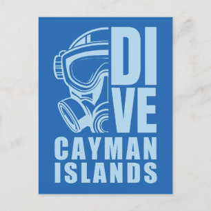 Postal Buceo en las Islas Caimán