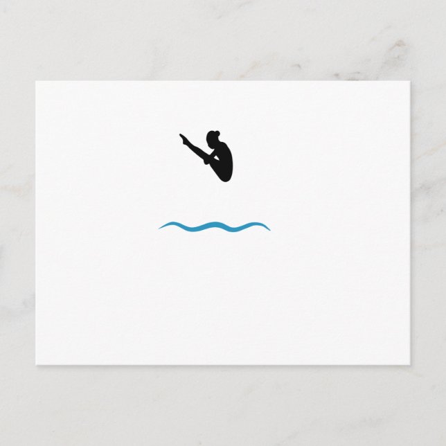 Postal Buceo en Springboard (Anverso)
