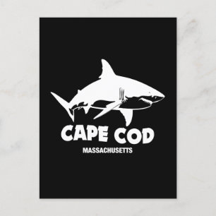 Postal Buceo Scuba con grandes tiburones blancos - Capuch