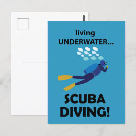 Postal Buceo Scuba Vida Subacuática Buceo