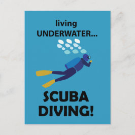 Postal Buceo Scuba Vida Subacuática Buceo