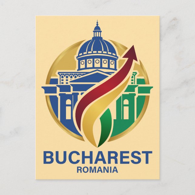 Postal Bucharest Romania Eastern European (Anverso)