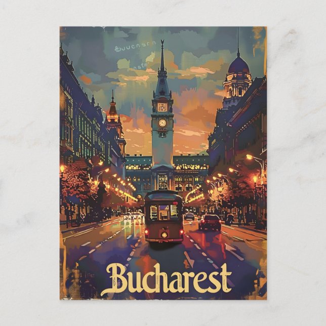 Postal Bucharest Vintage (Anverso)