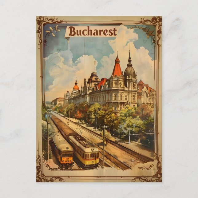 Postal Bucharest Vintage (Anverso)