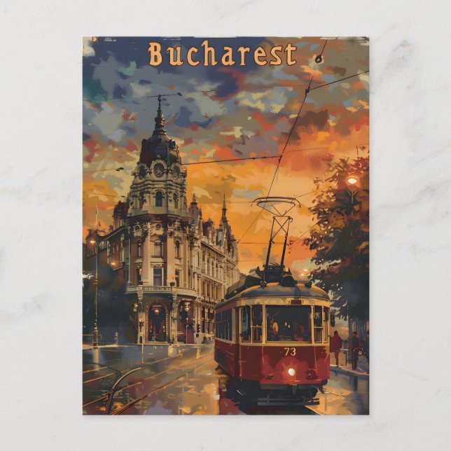 Postal Bucharest Vintage (Anverso)