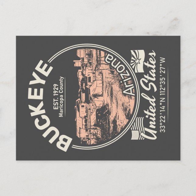POSTAL BUCKEYE CITY ARIZONA (Anverso)