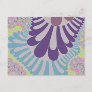 Postal Bucle de arcoiris gris