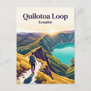 Postal Bucle de Quilotoa Ecuador