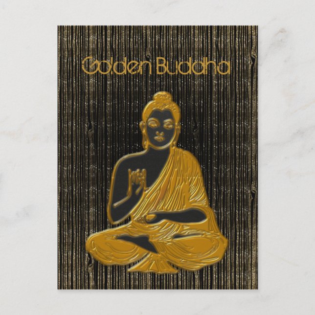 Postal Buda de oro (Anverso)