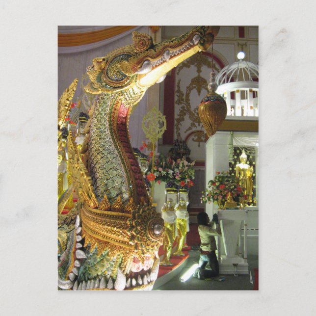 Postal Buda Islam... Musulmán tailandés (Anverso)